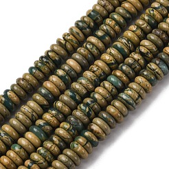 Natural Verdite Stone Beads Strands&nbsp;G-L624-H08-6x2mm