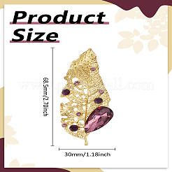1Pc Alloy Brooches&nbsp;JEWB-LP0001-30