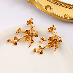 Brass Stud Earrings&nbsp;EJEW-I324-01G