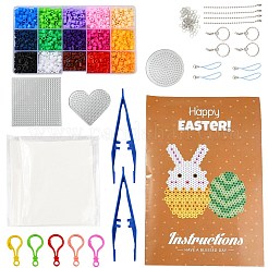 15 Colors DIY Fuse Beads Kit&nbsp;DIY-X0295-01C-5mm
