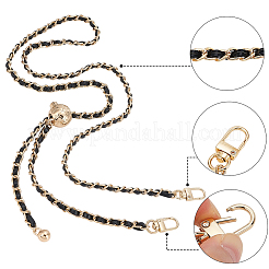 2Pcs 2 Styles PU Leather Chain Bag Handles&nbsp;AJEW-AR0002-02B