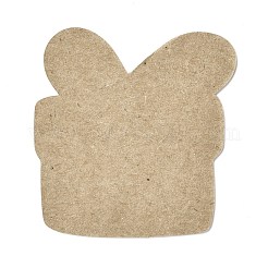クリスマステーマクラフト紙ギフトタグ  ハングタグ  ジュートより糸付き  ギフト用の箱  バリーウッド  3.8x3.65x0.05cm  穴：5mm  50pc&nbsp;CDIS-L008-A09