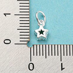 925 Sterling Silver Birthstone Charms&nbsp;LS-STER-G035-01C-02