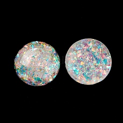Resin Imitation Opal Cabochons&nbsp;RESI-E042-07B