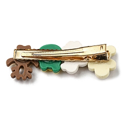 Chistmas Theme Resin Alligator Hair Clips&nbsp;PHAR-F018-03B