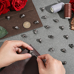 20Pcs Alloy Shank Buttons&nbsp;BUTT-PH0001-82A-B