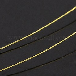 ラウンド銅ジュエリーワイヤー  混合スタイル  ゴールドカラー  0.2~0.8mm  約9.84~131.23フィート（3~40m）/ロール&nbsp;CW0.3mm007M