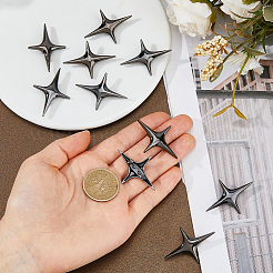 16Pcs Star Alloy Lapel Pins for Backpack Clothes&nbsp;JEWB-FH0002-96B