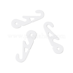 調整可能なプラスチック製のマウスカバーフック耳コード  ホワイト  53x15mm&nbsp;AJEW-TA0017-04