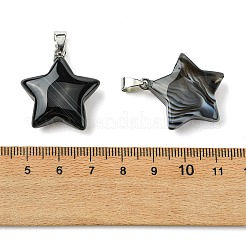 Natural Banded Agate Pendants&nbsp;GG-K002-10Q