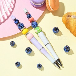 10Pcs 2 Styles Handmade Lampwork Bumpy Beads&nbsp;LAMP-CJ0002-55