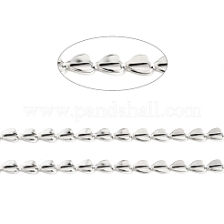 Tarnish Resistant 304 Stainless Steel Heart Link Chains&nbsp;CHS-D035-01P