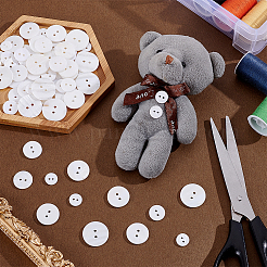 70Pcs 5 Styles Shell Buttons&nbsp;FIND-ME0003-63