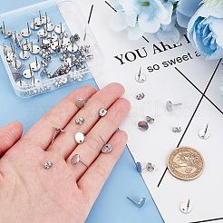 304 Stainless Steel Stud Earring Findings&nbsp;STAS-UN0016-07P