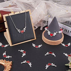 30Pcs Halloween Alloy Enamel Connector Charms&nbsp;FIND-SC0007-24