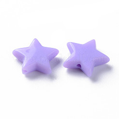 不透明なアクリルビーズ  スター  ミックスカラー  12.5x14x4mm  穴：1.4mm  約1195個/446g&nbsp;SACR-S306-01A