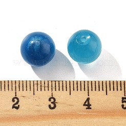 キャッツアイビーズ  ラウンド  片穴パーツ用  コーンフラワーブルー  10mm  穴：1mm&nbsp;CE-P003-01B-03