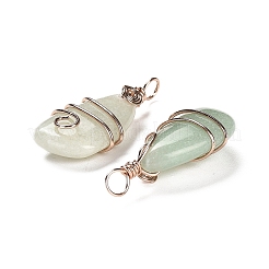 Natural Green Aventurine Pendants&nbsp;G-F763-03RG-04