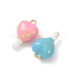 Alloy Enamel Pendants&nbsp;ENAM-F161-01C