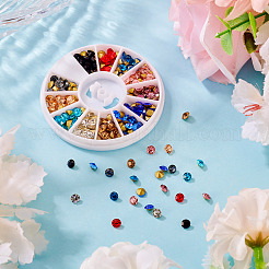 Pointed Back Glass Rhinestone Cabochons&nbsp;RGLA-YS0001-04C