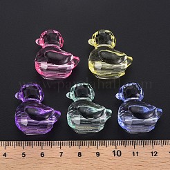 Transparent Acrylic European Beads&nbsp;MACR-S373-75-B