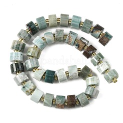 天然石オーシャンジャスパービーズ連売り  コラム  シードビーズで  9.5~11x5.5~7mm  穴：1mm  約40~47個/連  15.75''（40cm）〜15.94''（40.5cm）&nbsp;G-K245-C14