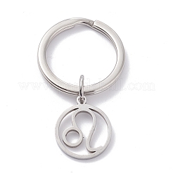 304 Stainless Steel Keychain&nbsp;STAS-C027-01P