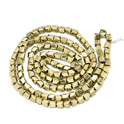 Electroplate Non-magnetic Synthetic Hematite Beads Strands&nbsp;G-S352-74A-01