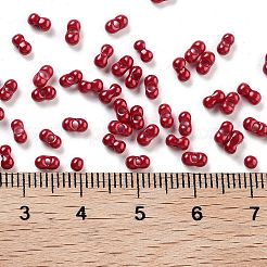 Baking Paint Glass Seed Beads&nbsp;SEED-A033-04Q