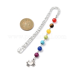 Marine Theme Alloy Hook Bookmarks&nbsp;AJEW-JK00279-01