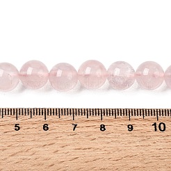 Natural Madagascar Rose Quartz Beads Strands&nbsp;G-B167-A03-10mm