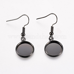 Iron Earring Hooks&nbsp;EJEW-WH0004-07B
