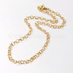 Boy's 304 Stainless Steel Rolo Chain Necklace&nbsp;STAS-L127-04