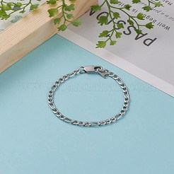 Tarnish Resistant Women' s 304 Stainless Steel Figaro Chains&nbsp;BJEW-JB05841-01