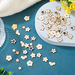100Pcs 10 Styles Alloy Enamel Charms&nbsp;ENAM-TA0003-09