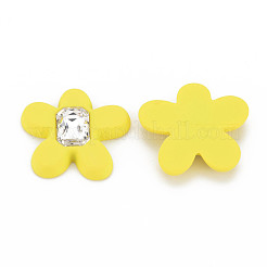 Rubberized Style Acrylic Rhinestone Cabochons&nbsp;MACR-T042-03F