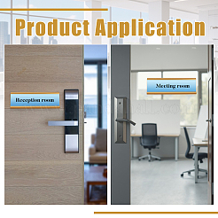 8Pcs Aluminium Alloy Commodity Label Display&nbsp;FIND-BC0019-69A-01