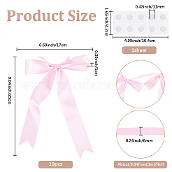 Cloth Bowknot Garland&nbsp;AJEW-WH20064-76F