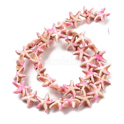 Synthetic Turquoise Dyed Beads Strands&nbsp;G-P507-04N