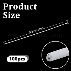 100Pcs ABS Plastic Round Tube&nbsp;KY-OC0001-60