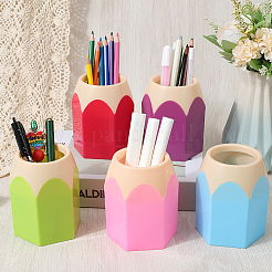 5Pcs 5 Colors Plastic Pen Holder&nbsp;FIND-GF0007-79