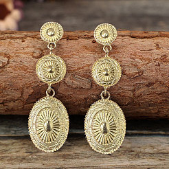 Bohemian Style Alloy Dangle Stud Earrings&nbsp;FS-WG387A9-02