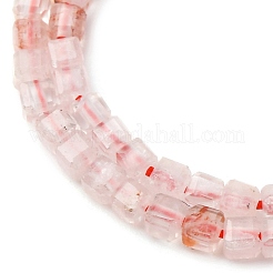 Natural Ferruginous Quartz Beads Strands&nbsp;G-B142-C01-2x2mm