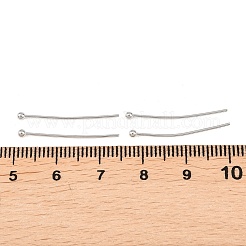 Shegrace 20g 真鍮製ボールヘッドピン  カドミウムフリー＆ニッケルフリー＆鉛フリー  プラチナメッキ  24.5x2x0.7mm  21ゲージ&nbsp;XGRPCP756-272P