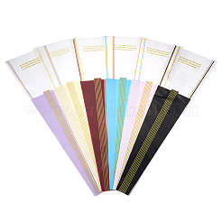 120Pcs 6 Colors OPP Plastic Flower Bouquet Bags&nbsp;ABAG-MB0001-02