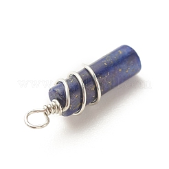 Natural Lapis Lazuli Pendants&nbsp;PALLOY-JF01570-04