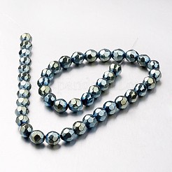 Electroplate Non-magnetic Synthetic Hematite Bead Strands&nbsp;G-F300-42-07
