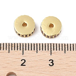 Rack Plating Brass Micro Pave Cubic Zirconia Beads&nbsp;KK-F879-14G-09
