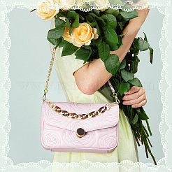 3Pcs 3 Colors Acrylic Curb Chain Bag Handles&nbsp;FIND-WR0007-83