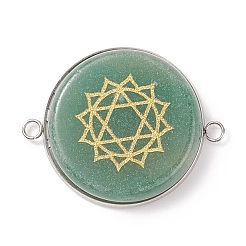 Natural & Synthetic Mixed Stone Connector Charms&nbsp;PALLOY-JF01647